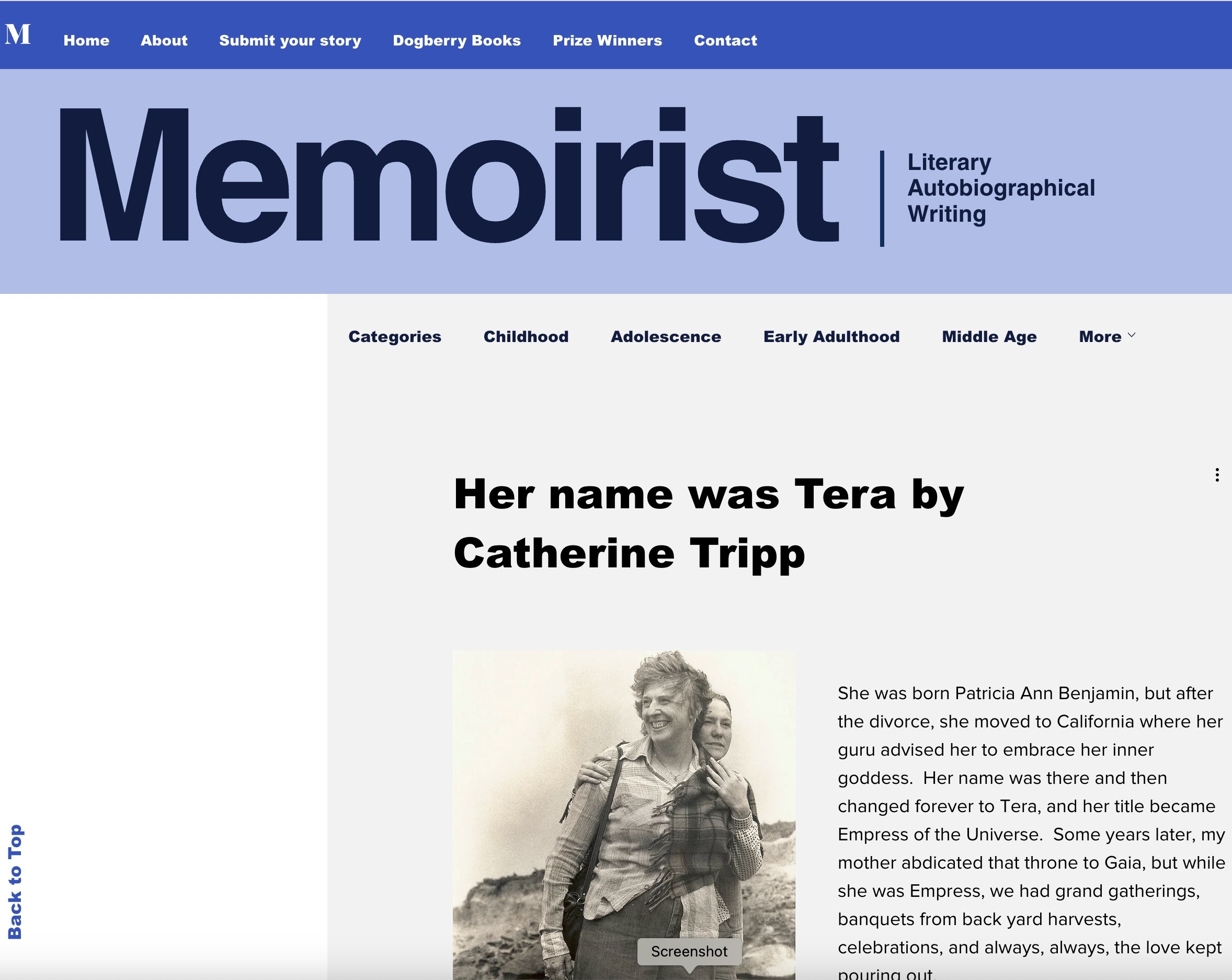 2022_11_26 Memoirist Her Name was Tera.jpg