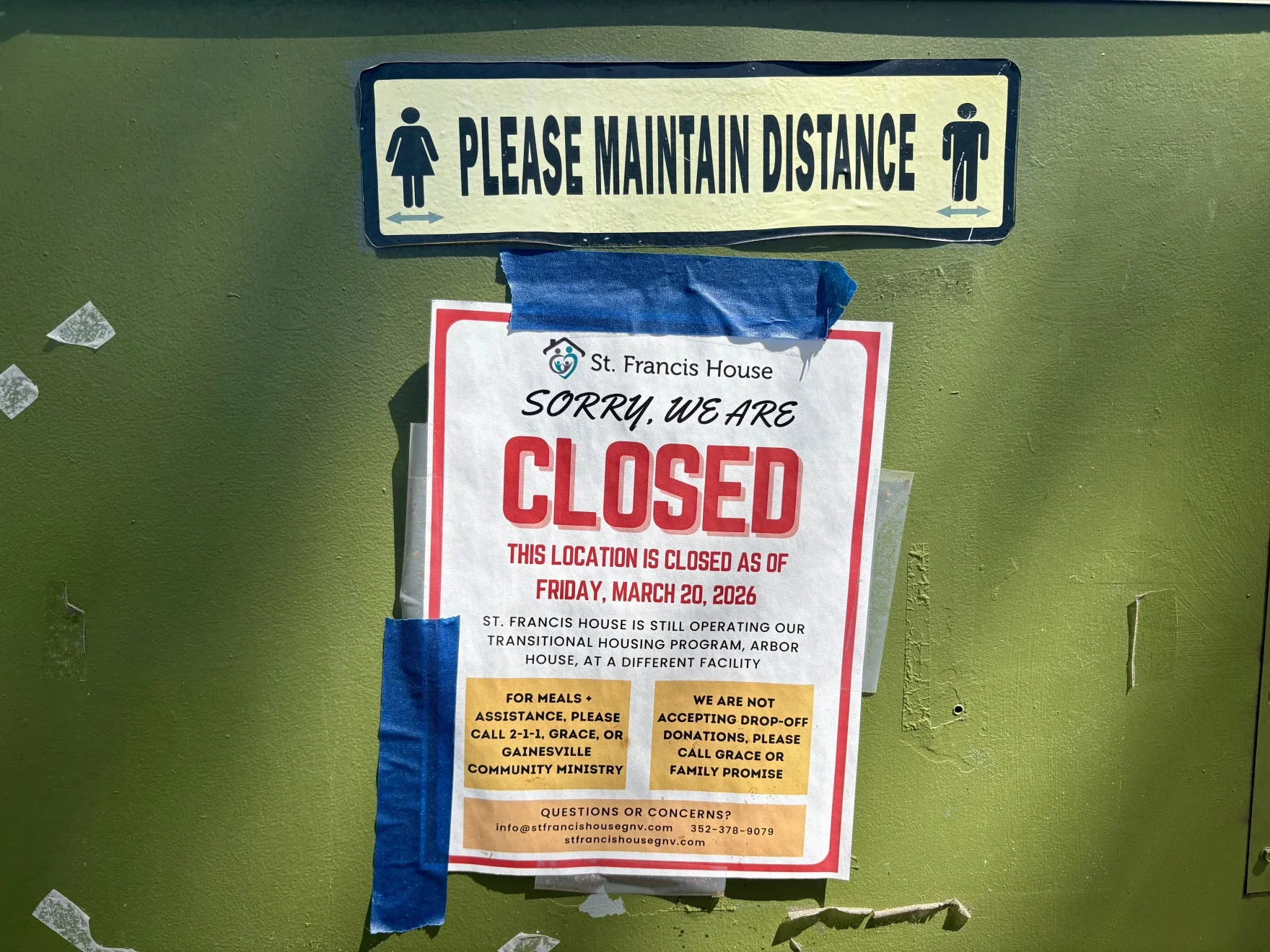 What the closure of St. Francis House means for Gainesville’s homeless community