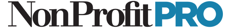 NonprofitPRO logo in black and blue text