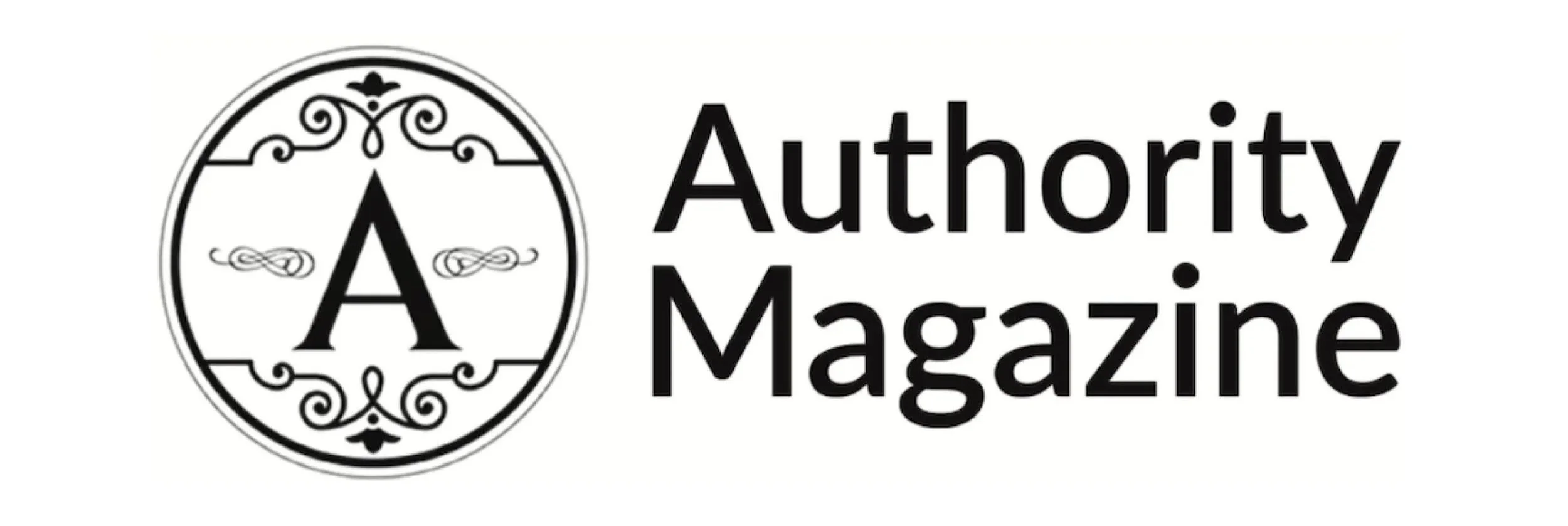 Logo of Authority Magazine featuring a stylized letter 'A' inside a decorative circular border and the words 'Authority Magazine' next to it.