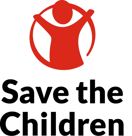 Logo of a person with raised arms inside a red circle with a line through it, indicating a prohibition sign. Text underneath reads, "Stop the show, start the day".