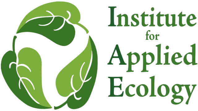 Logo of the Institute for Applied Ecology featuring green leaves and the organization's name.