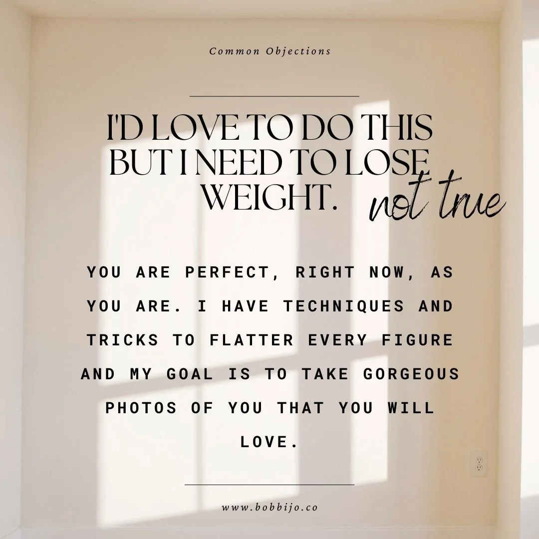 I'D LOVE TO DO THIS BUT I NEED TO LOSE WEIGHT | NOT TRUE