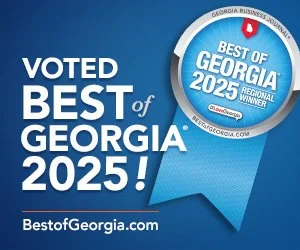 Honored to Be Voted Best in Georgia for the Second Year in a Row