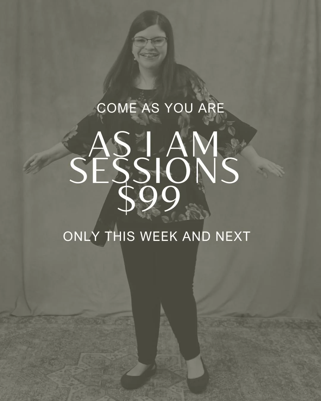 AS I AM SESSIONS $99 | ONLY THIS WEEK AND NEXT | Dalton Portrait Photography