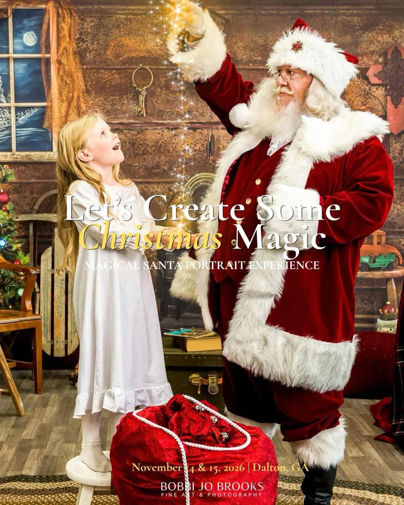 A new studio. A new chapter. And a little Christmas magic! 

I&rsquo;ve been keeping a little secret while moving into my new studio in Block 79...

**The Magical Santa Portrait Experience is coming November 14 and 15!** 

And this is NOT your typica