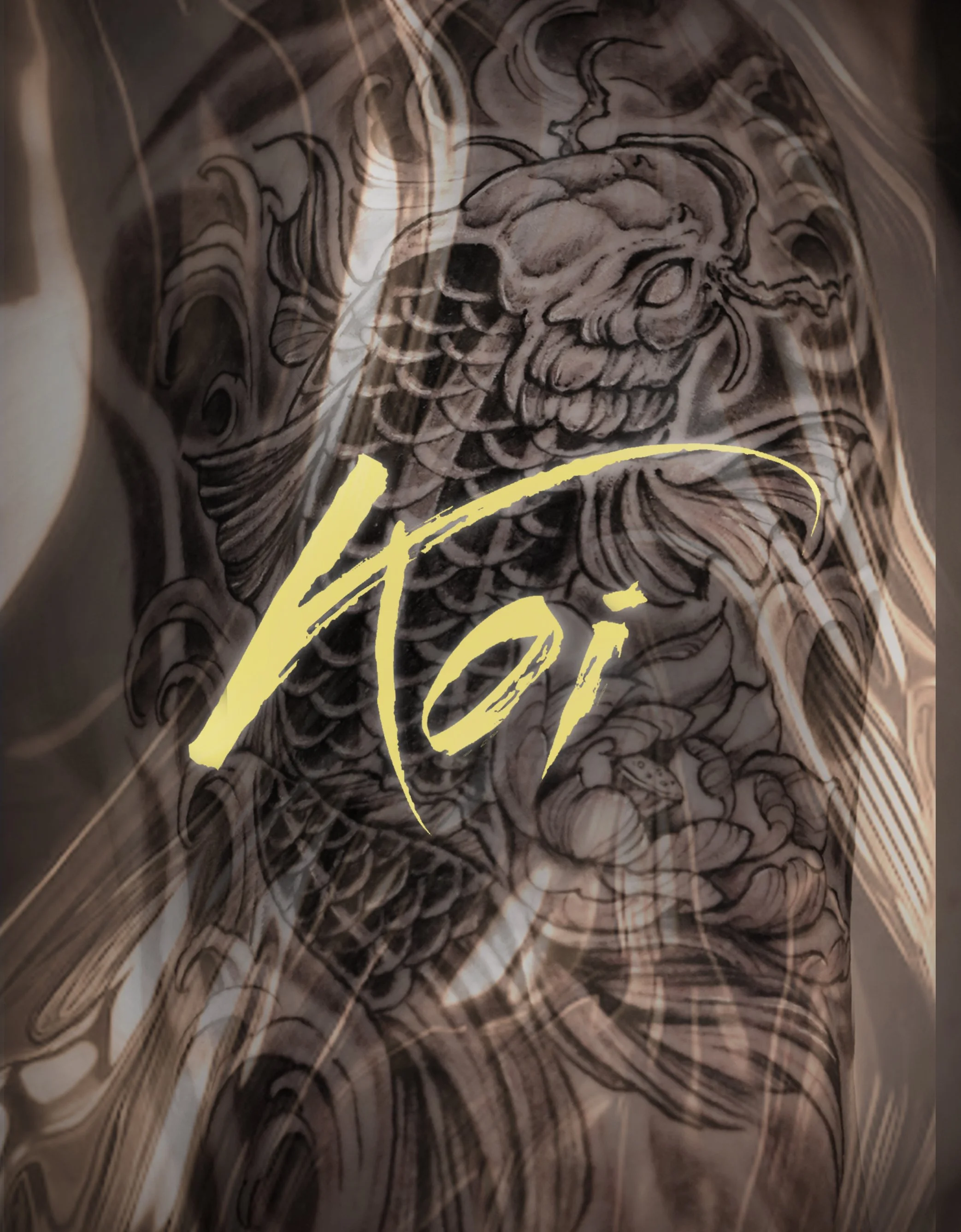 Koi fish tattoo design and collection-- los angeles