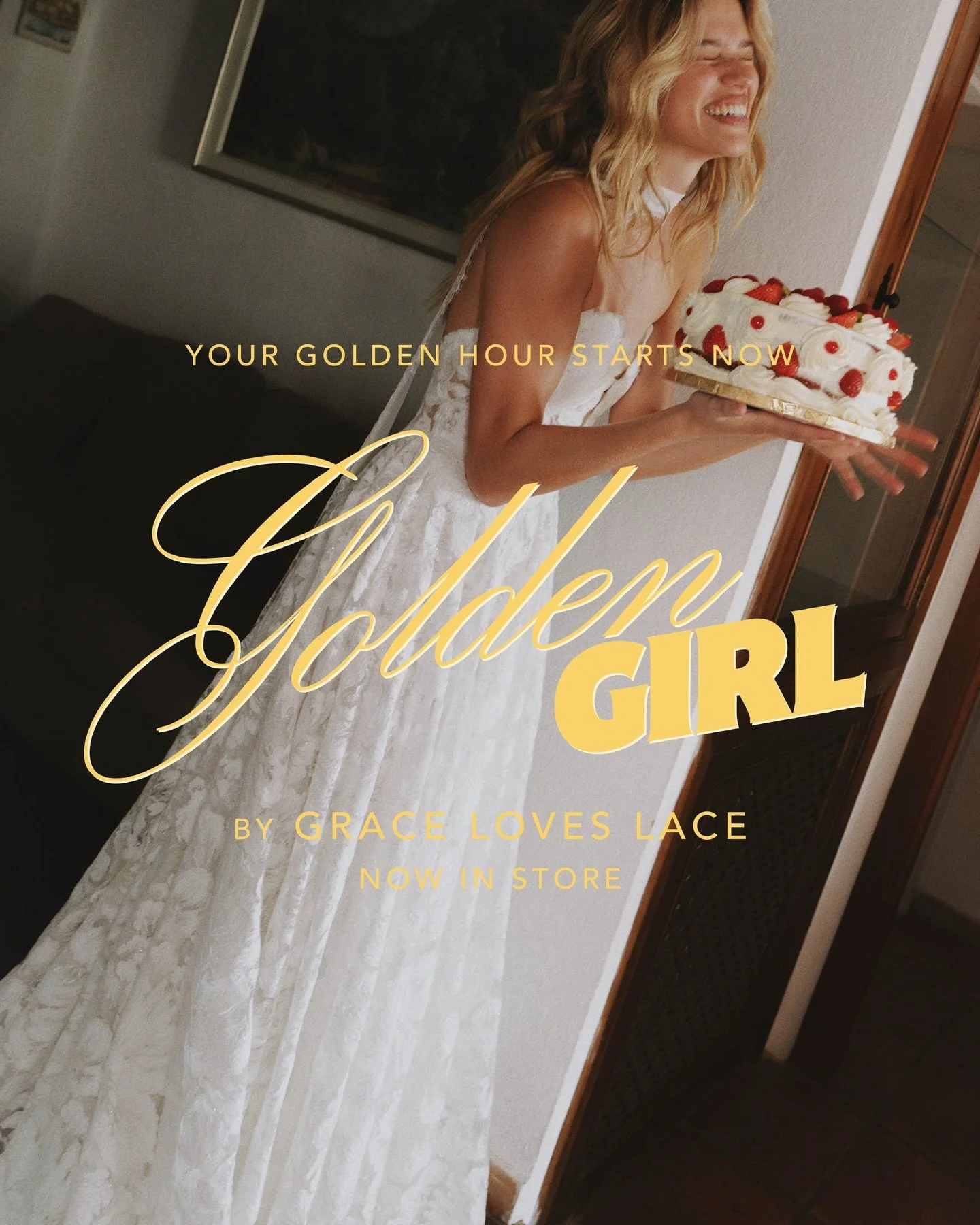 Grace Loves Lace Trunk Show ✨&thinsp;
Join us now through this Sunday for the LAST weekend of our Grace Loves Lace Trunk Show. Step into effortless elegance with the Golden Girl Collection and the newest December dress drop. Think luminous silhouette