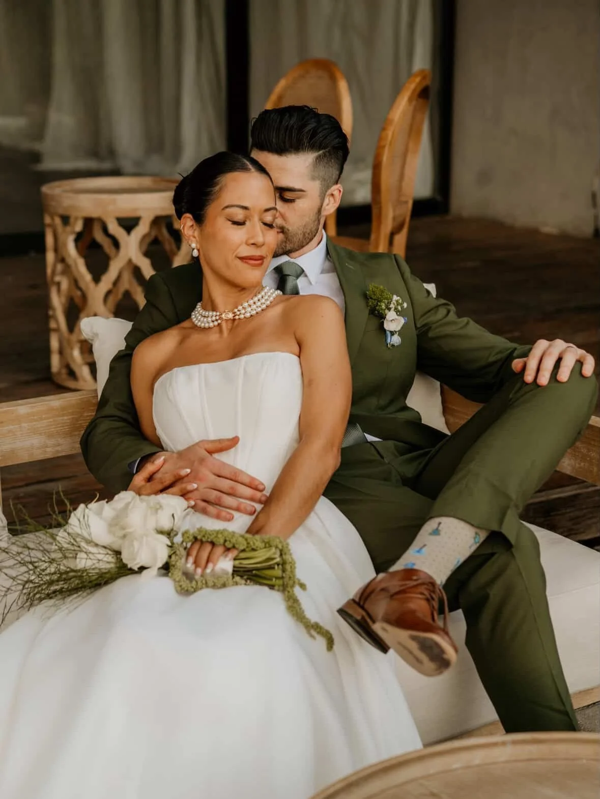 Just the two of them, exactly where they&rsquo;re meant to be 🤍 Congratulations to the beautiful couple! ✨🥂&thinsp;
&thinsp;
#blushbridalcouture #sayyestothedress #2026bride #blushbride #realbride