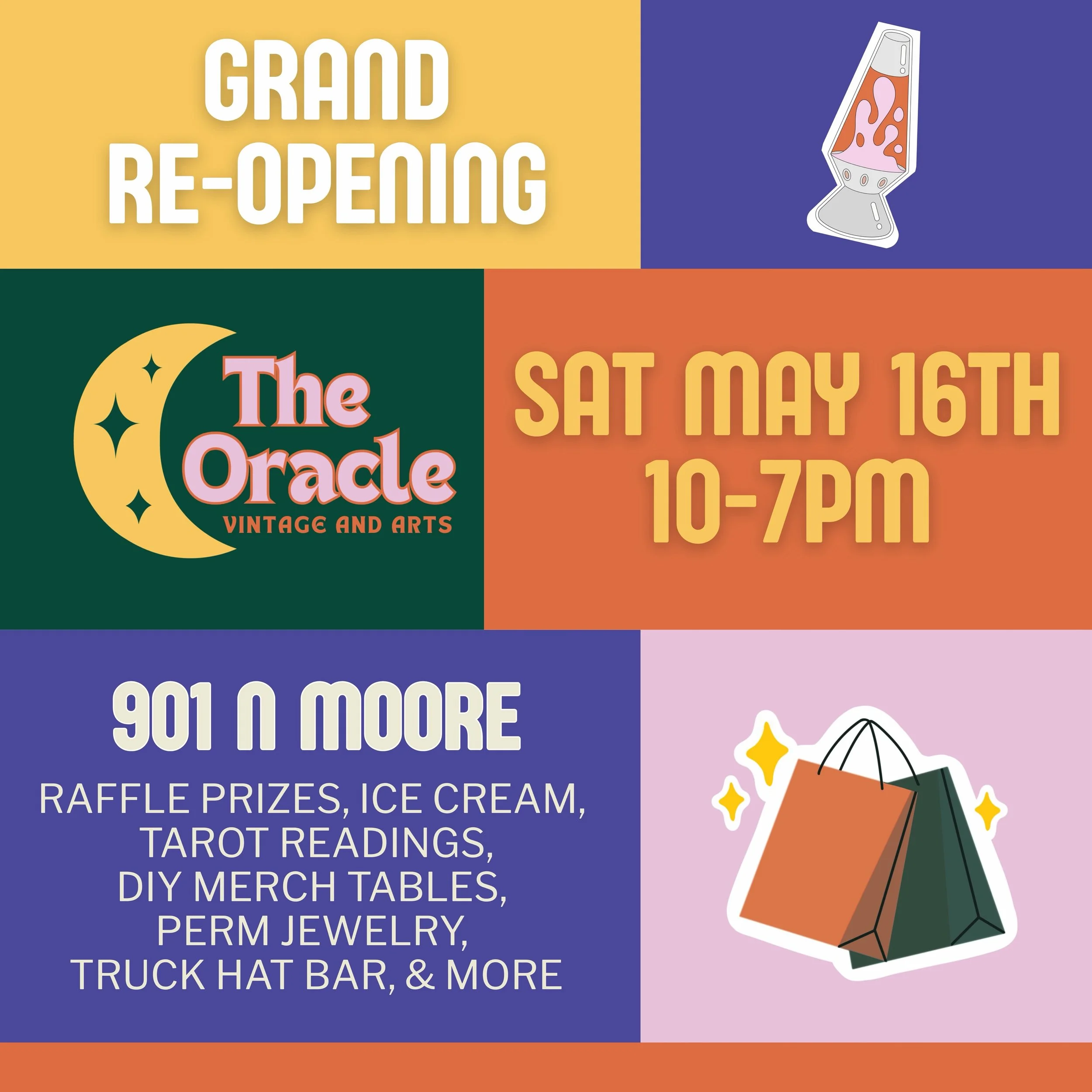 🔮 The Oracle has spoken... and it says COME FIND US THIS SATURDAY! ✨

The Oracle in Moore is having its Grand Reopening and the energy is going to be absolutely magical. Come wander through one of the most unique shops around and soak in all the goo