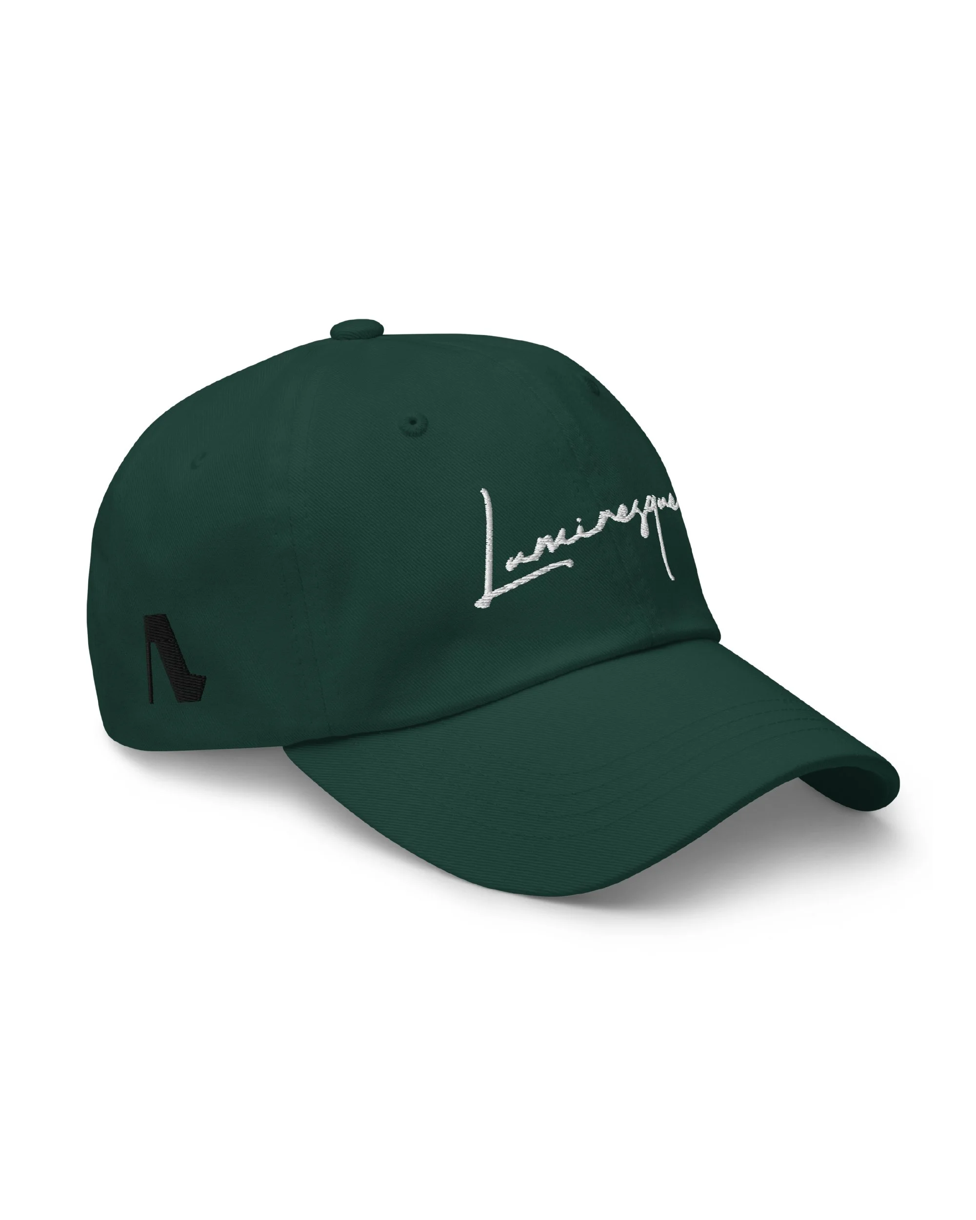 LUMINESQUE - Green Embroidered Script Ball Cap