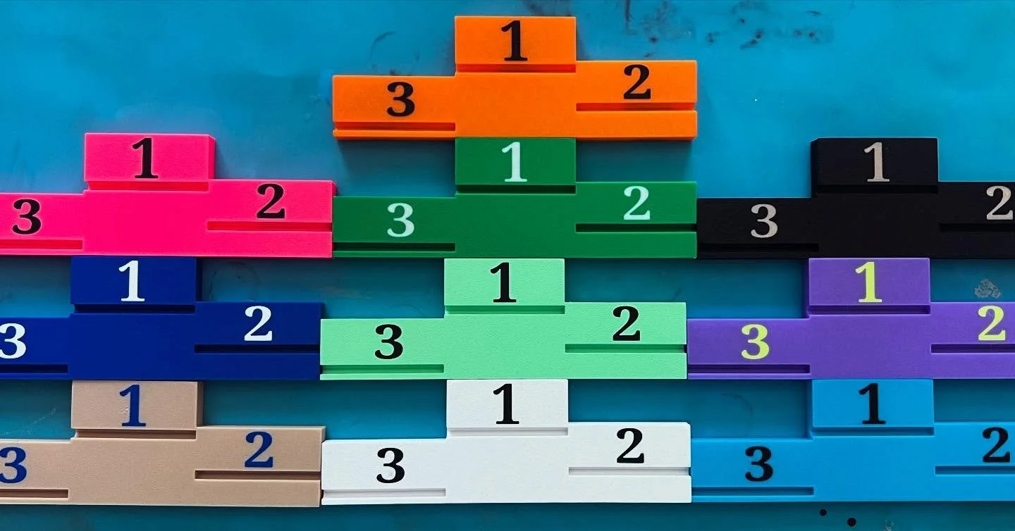 Getting ready to send out this order of 10 rubber duck podiums! The customer asked for at least one orange and then whatever we wanted beyond that. So we had a little fun with some of the colors!

Link in the bio