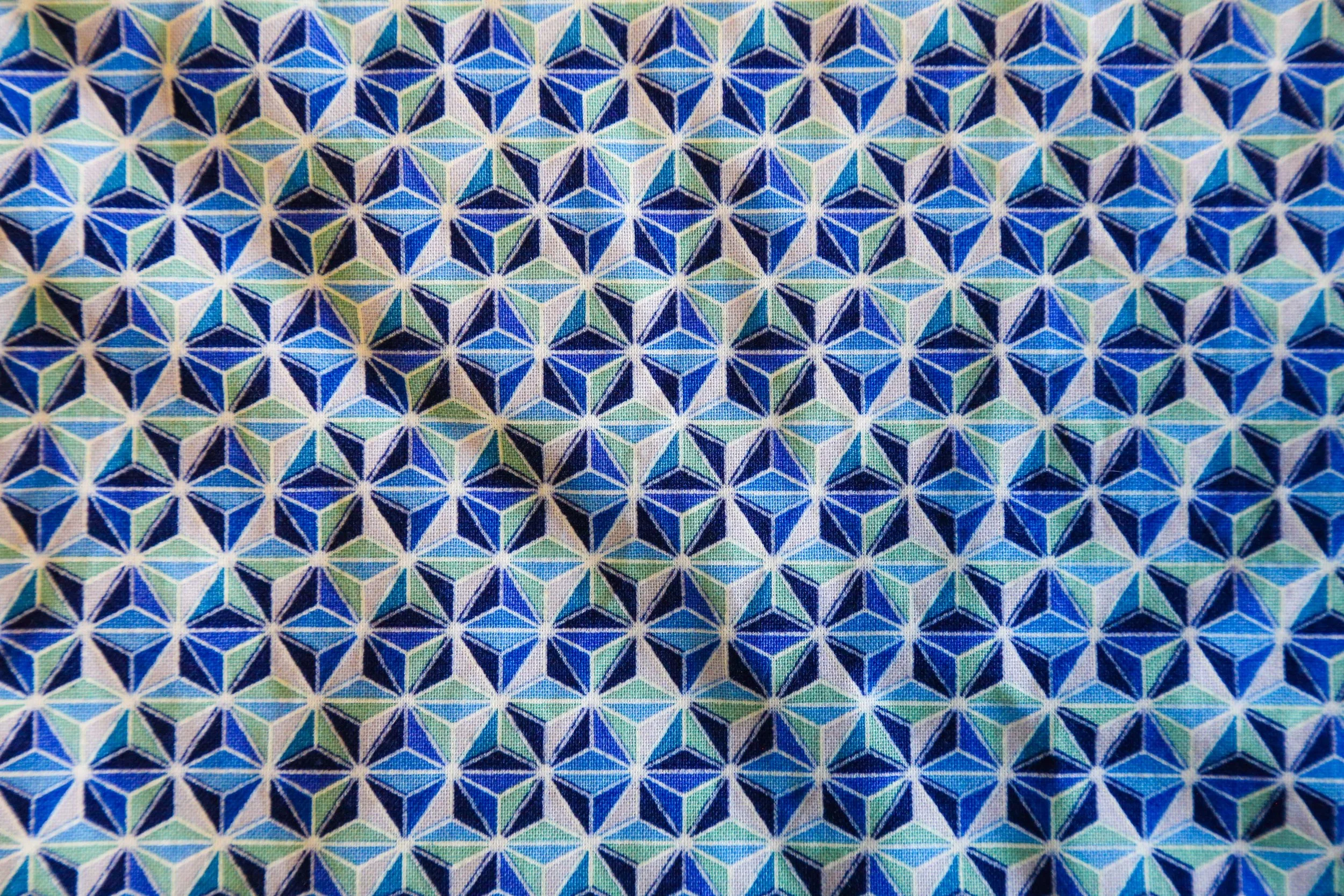 Geometric Blue