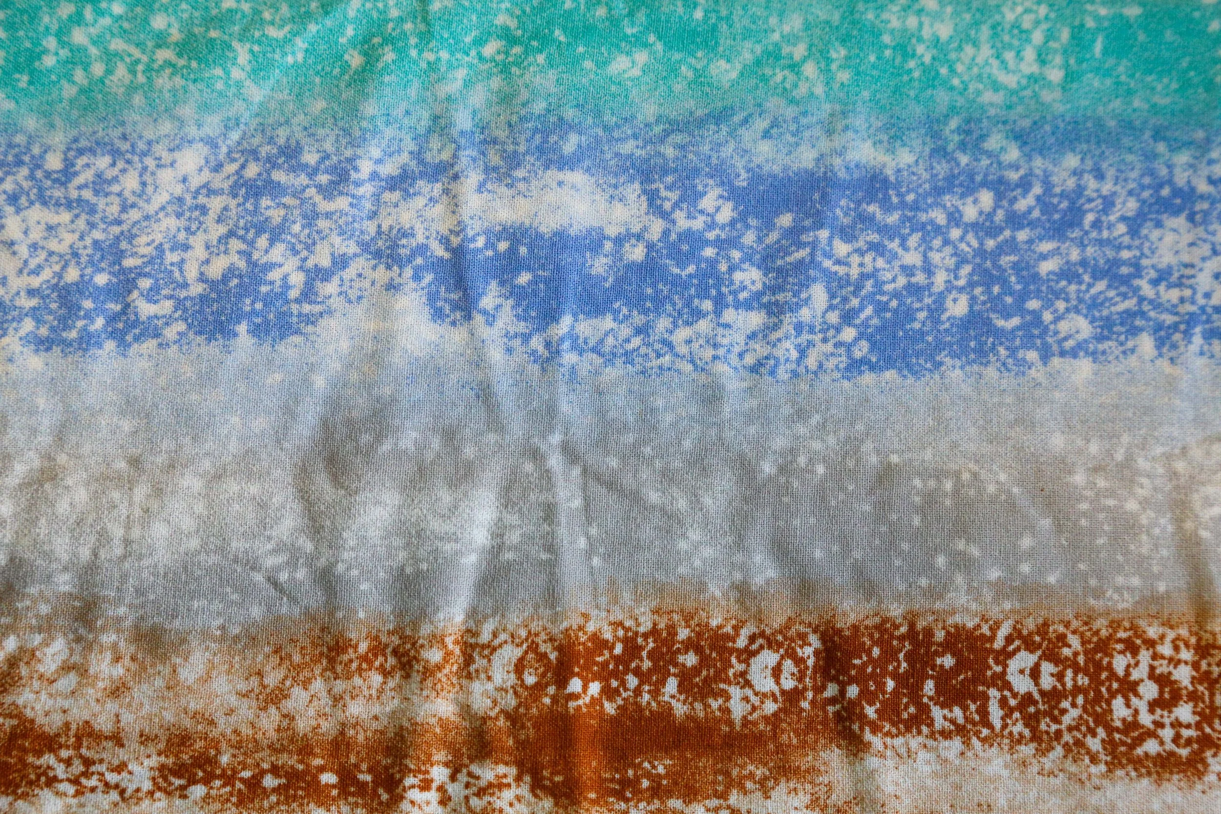 Blue Watercolor Stripe