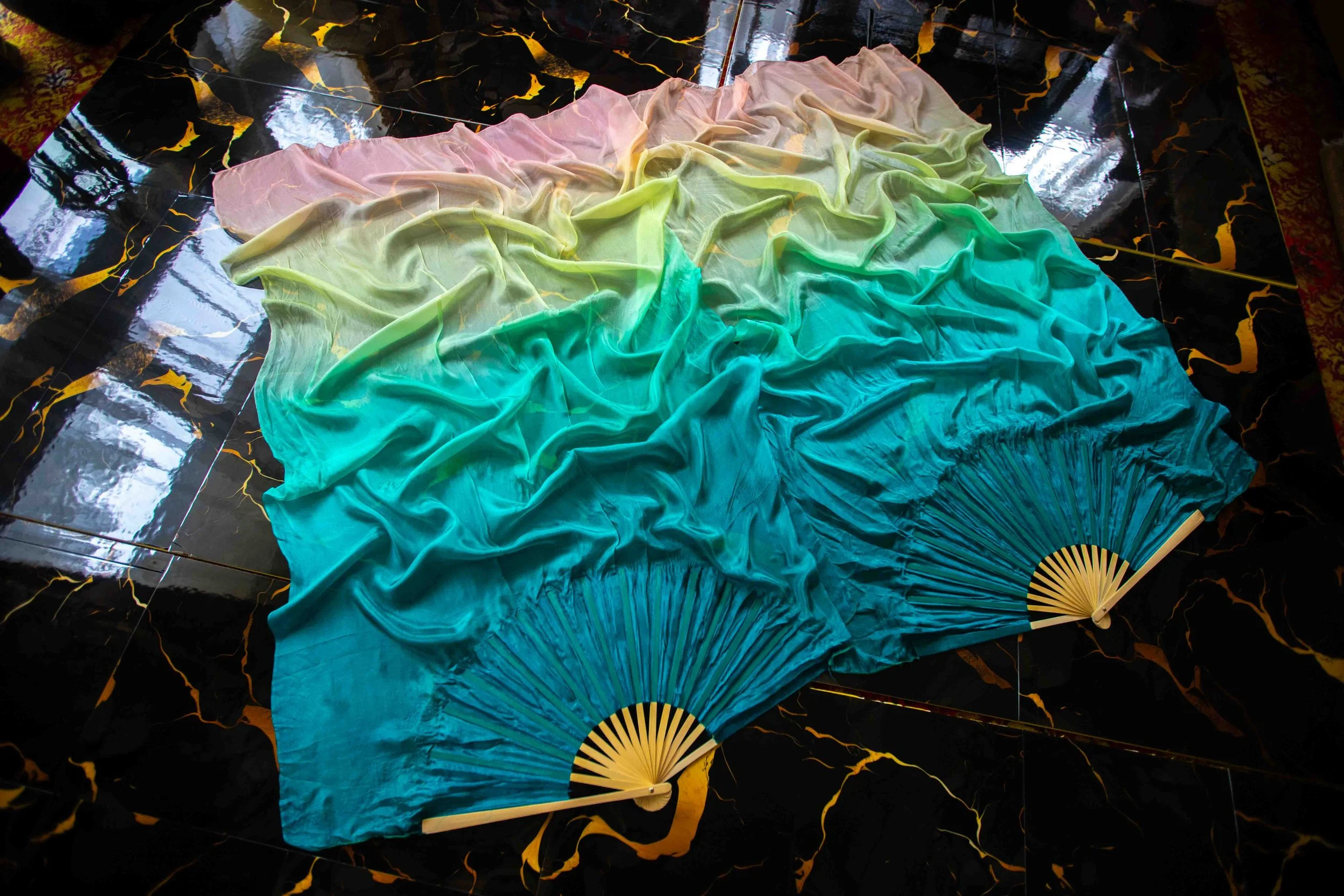 Forest Foraging - UV -Silk Flow Fans