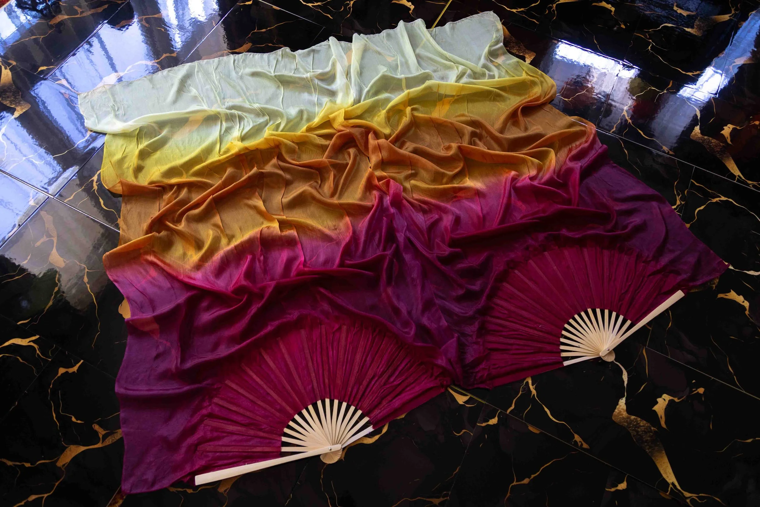 Mookaite Magic - Silk Flow Fans
