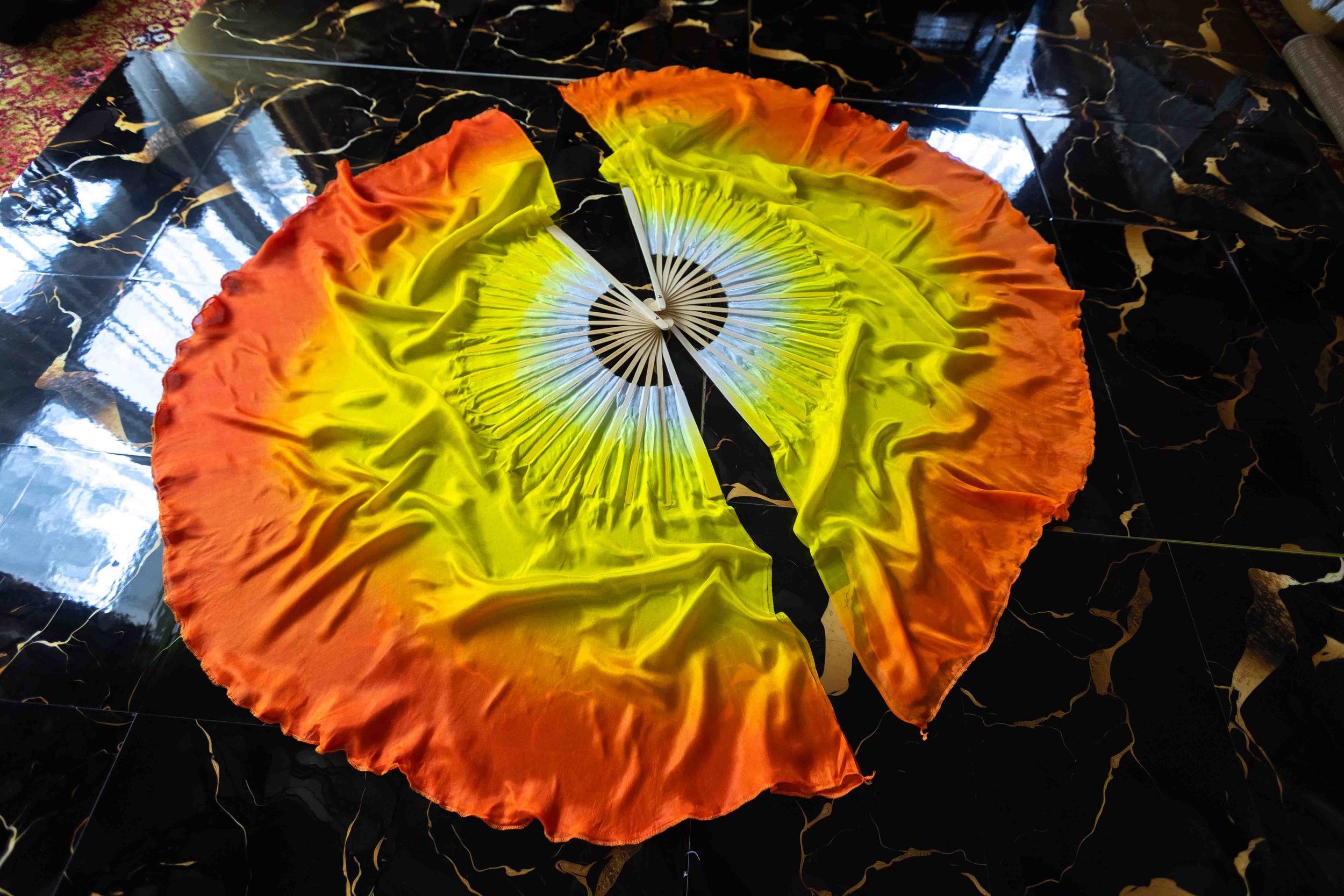 Solar Flare - Full UV Reactive - Half Moon Fans