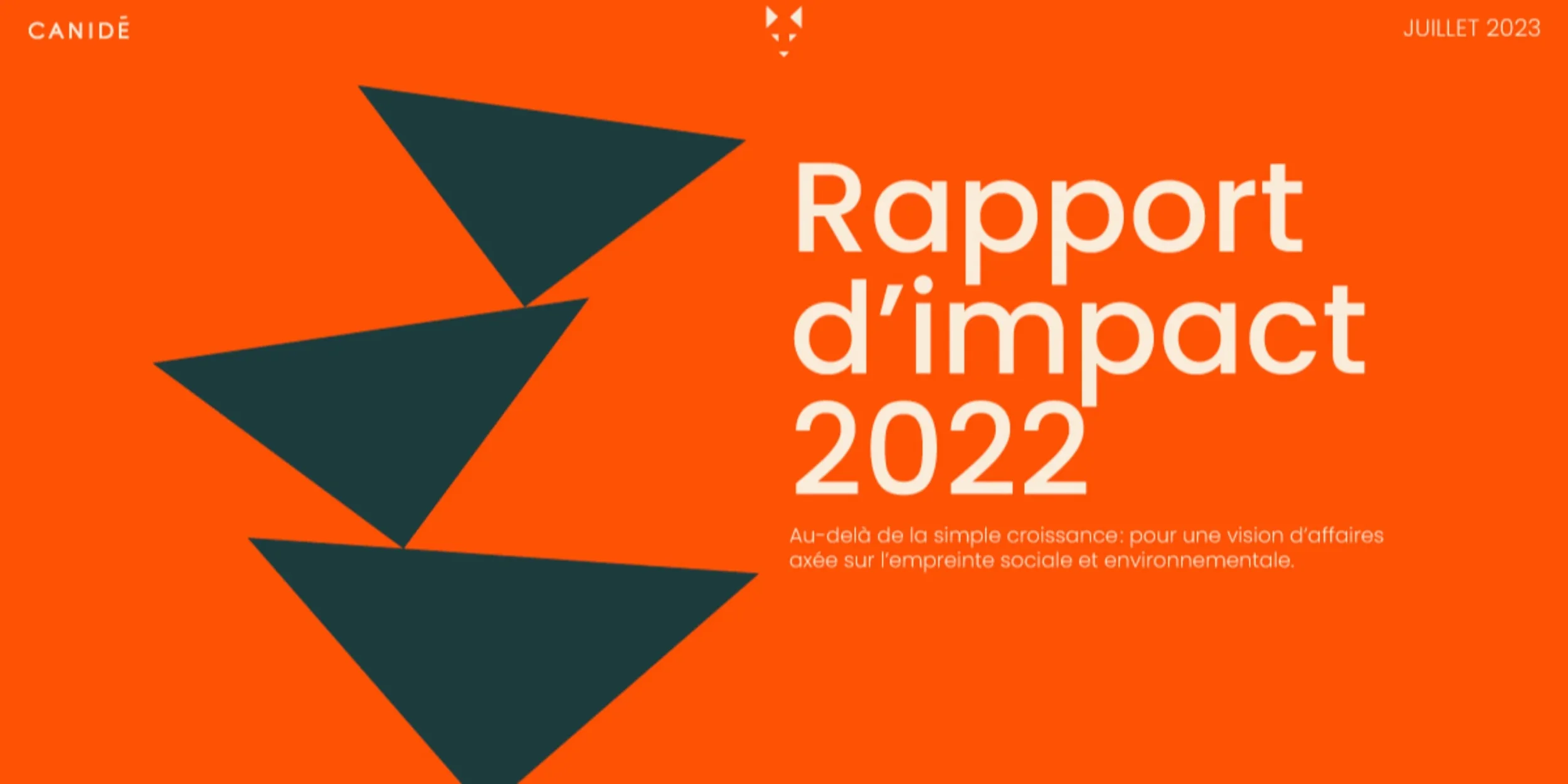 L'AGENCE CANIDÉ PARTAGE SON RAPPORT D'IMPACT&nbsp;SOUS LE SIGNE DE LA TRANSPARENCE ET DU PARTAGE DES CONNAISSANCES