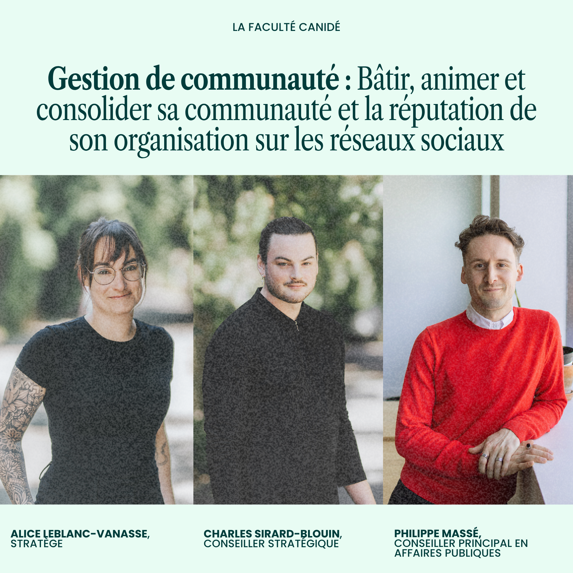 Gestion de communauté : Bâtir, animer et consolider sa communauté et la réputation de son organisation sur les réseaux sociaux