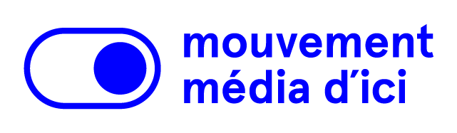 Logo mouvement médias d'ici