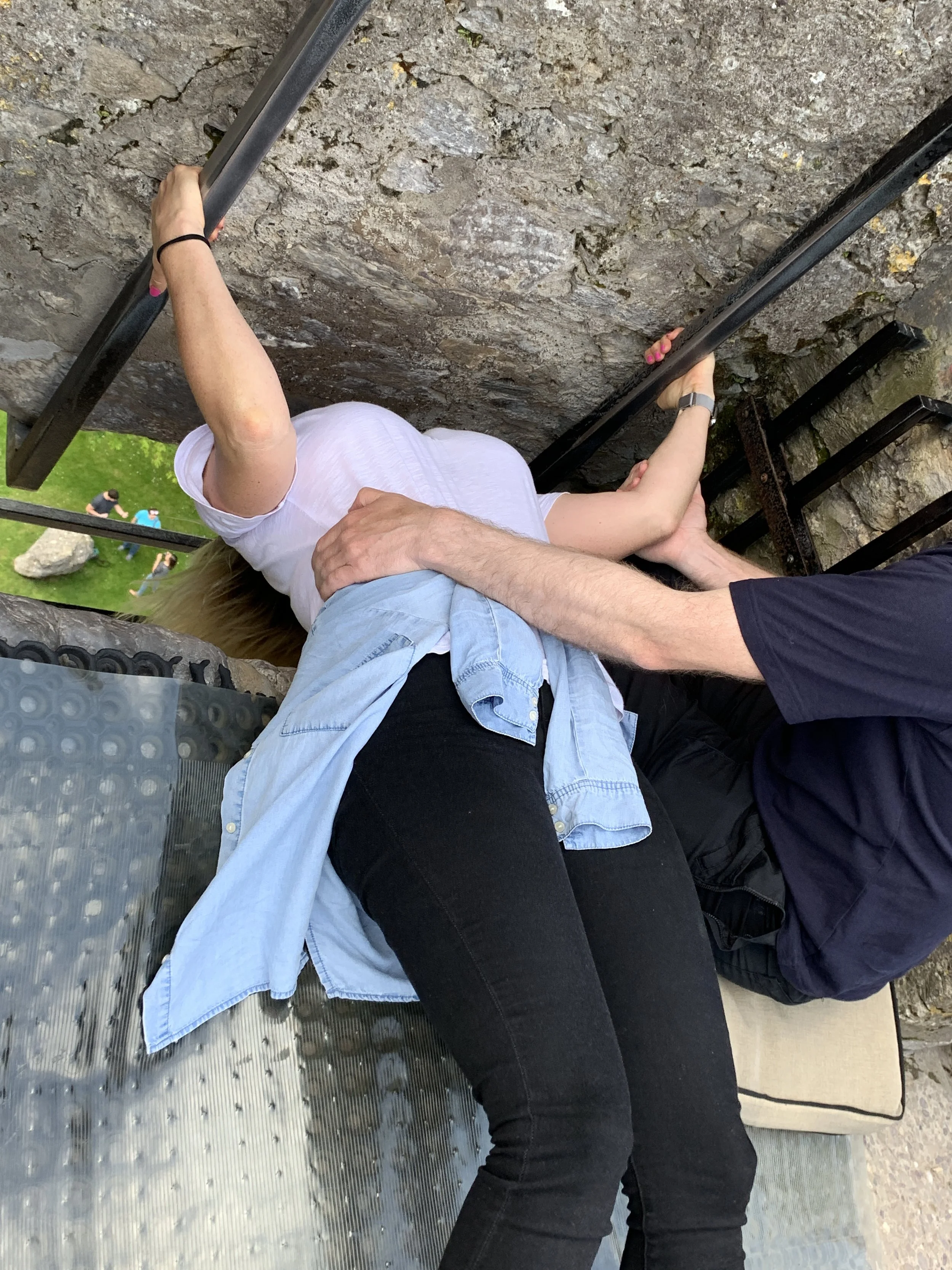 Kissing the Blarney Stone