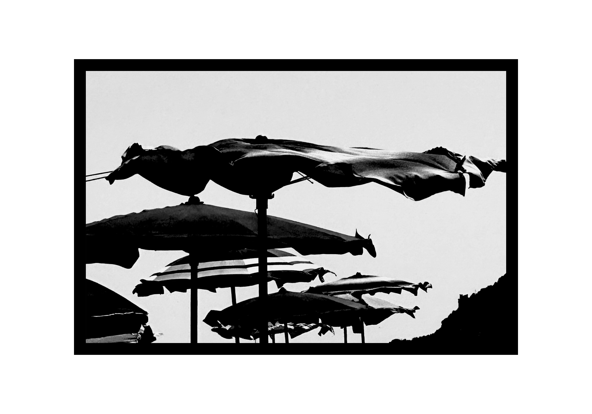 Ombrelloni - Framed Fine Art Print