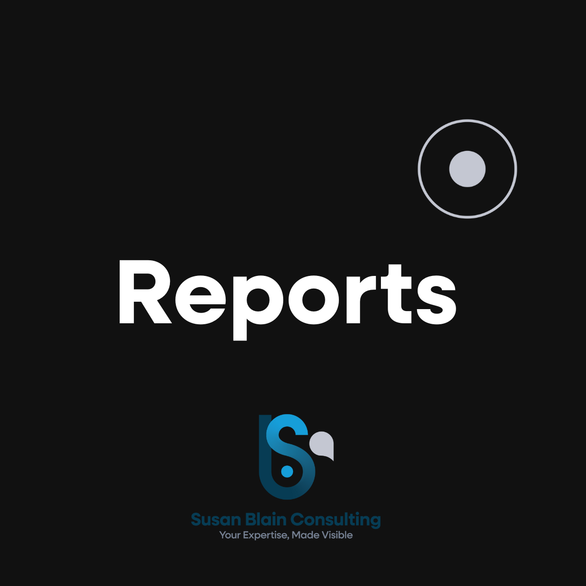 Annual Report Writer  Susan Blain Consulting
