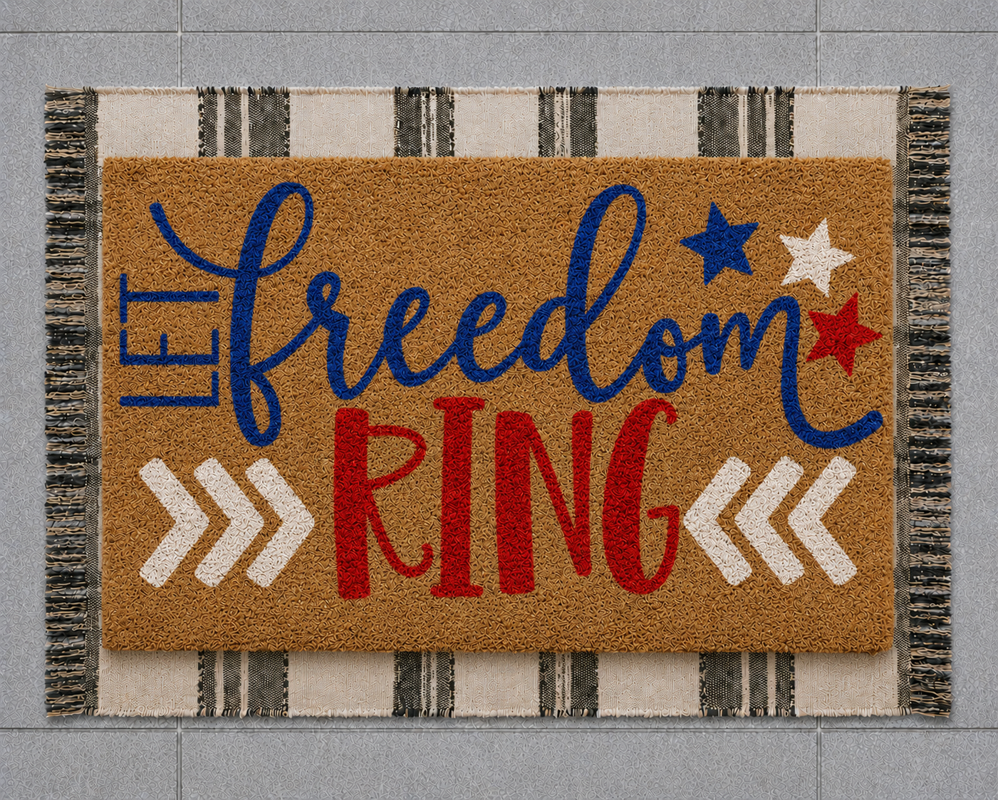 let freedom ring doormat