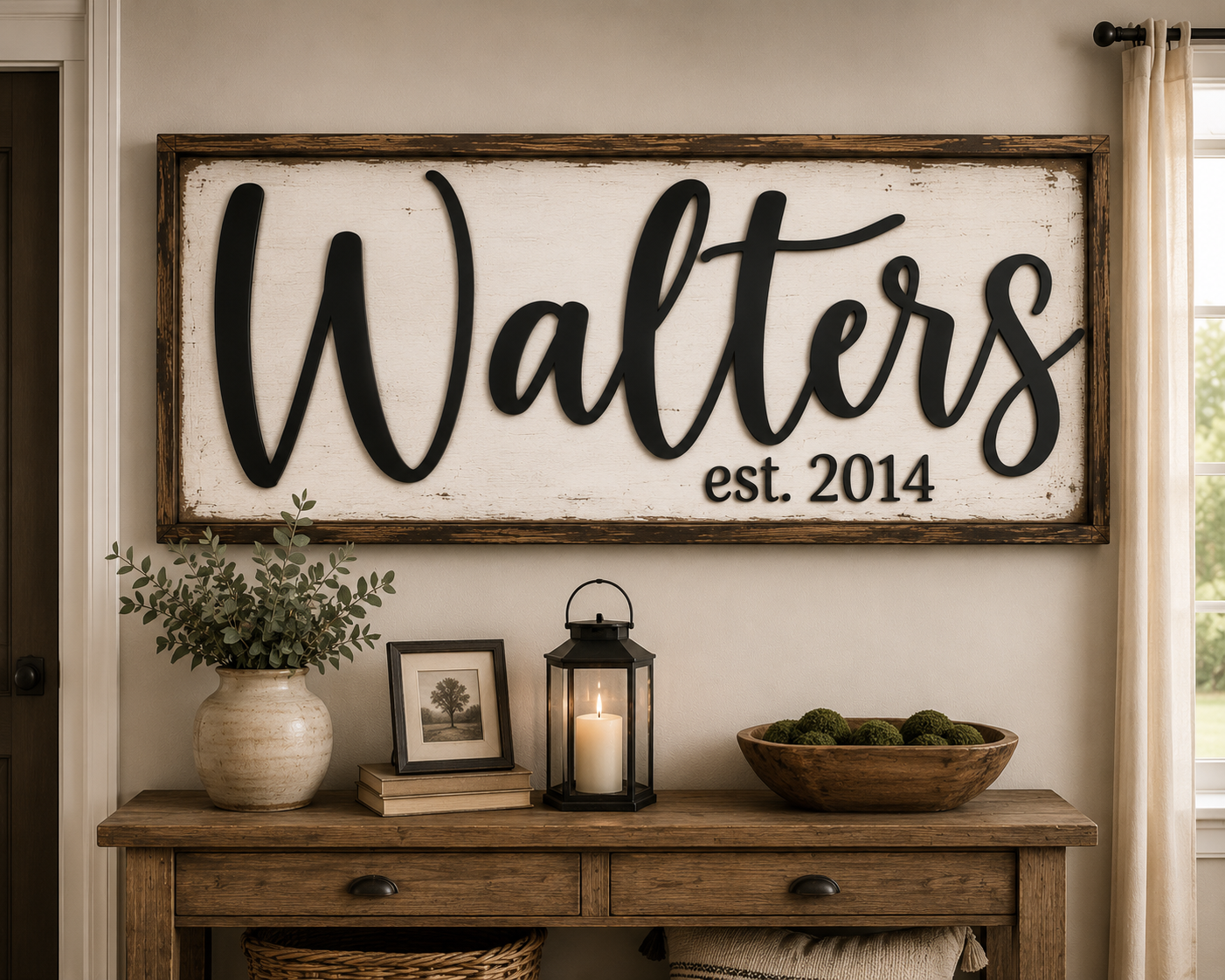 last name sign