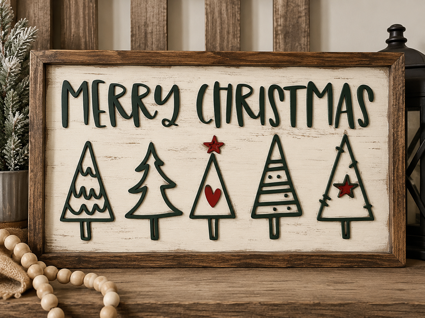 Merry Christmas trees