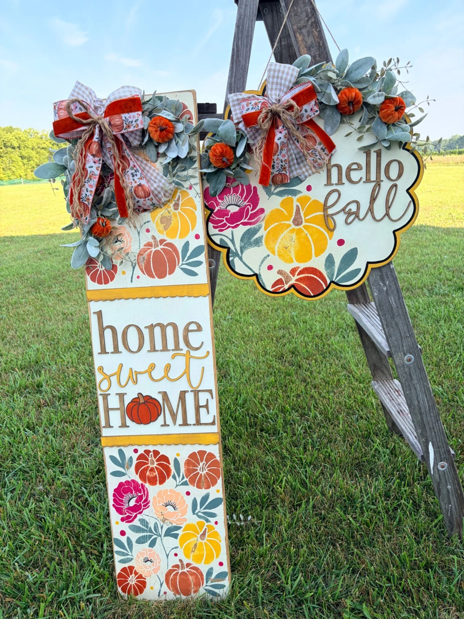 floral pumpkin