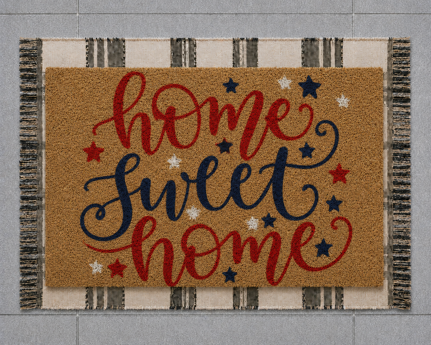 home sweet home doormat