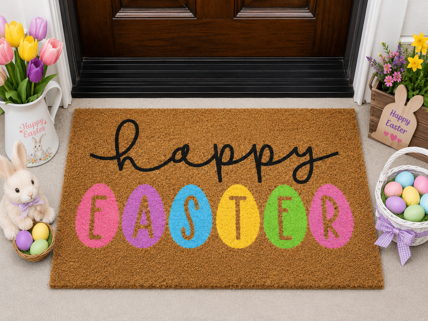 happy Easter eggs
