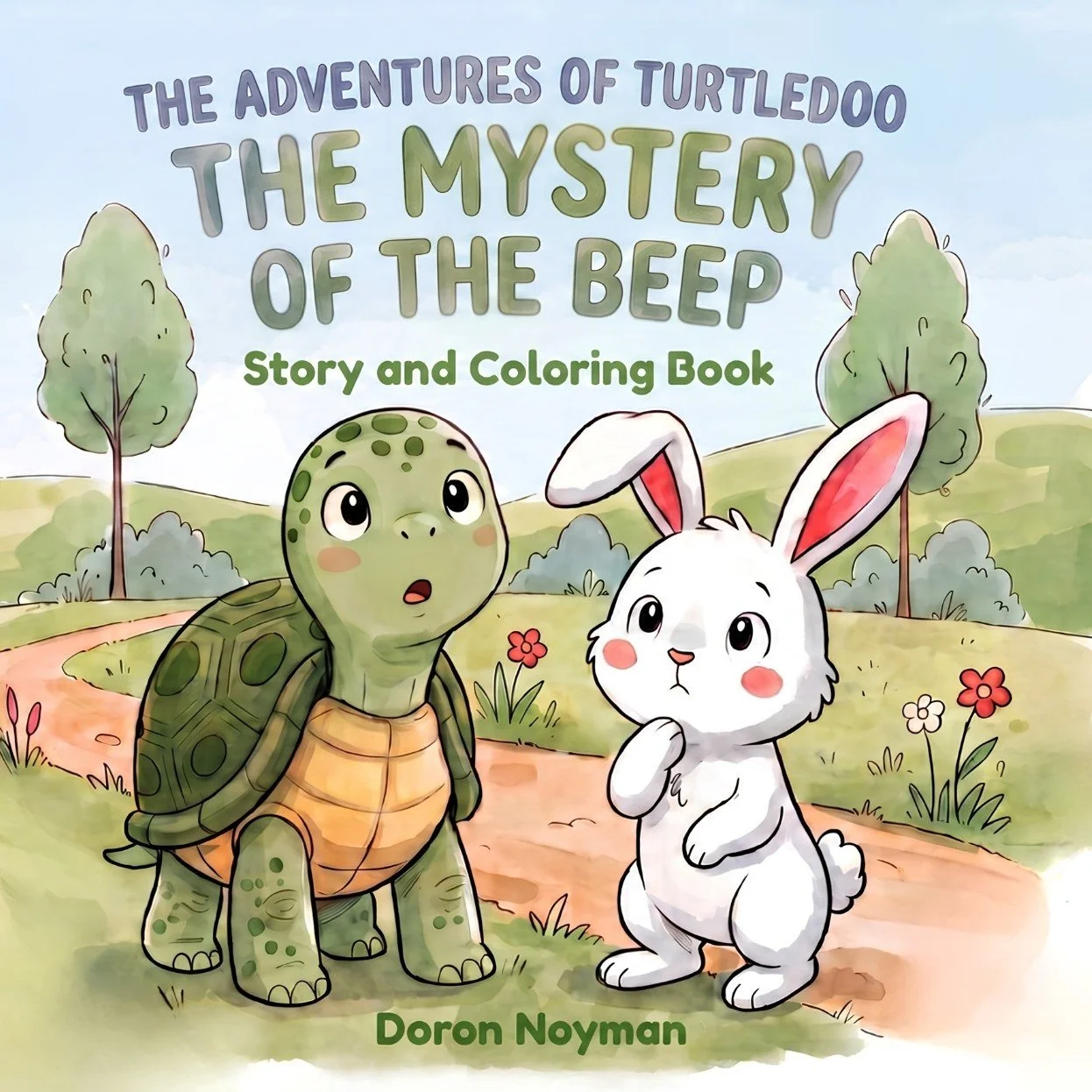 The Adventures of Turtledoo: The Mystery of the Beep Story and Coloring Book cover by Doron Noyman