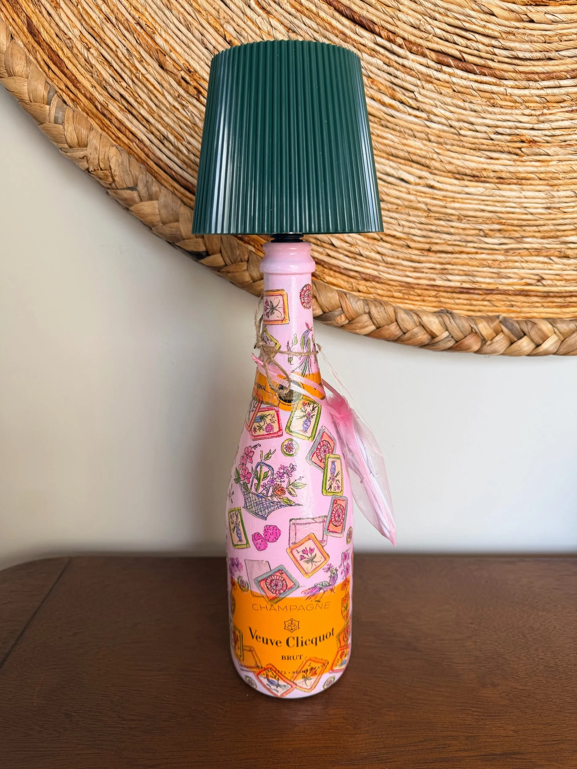 Bird Bam Pink Champagne Lamp