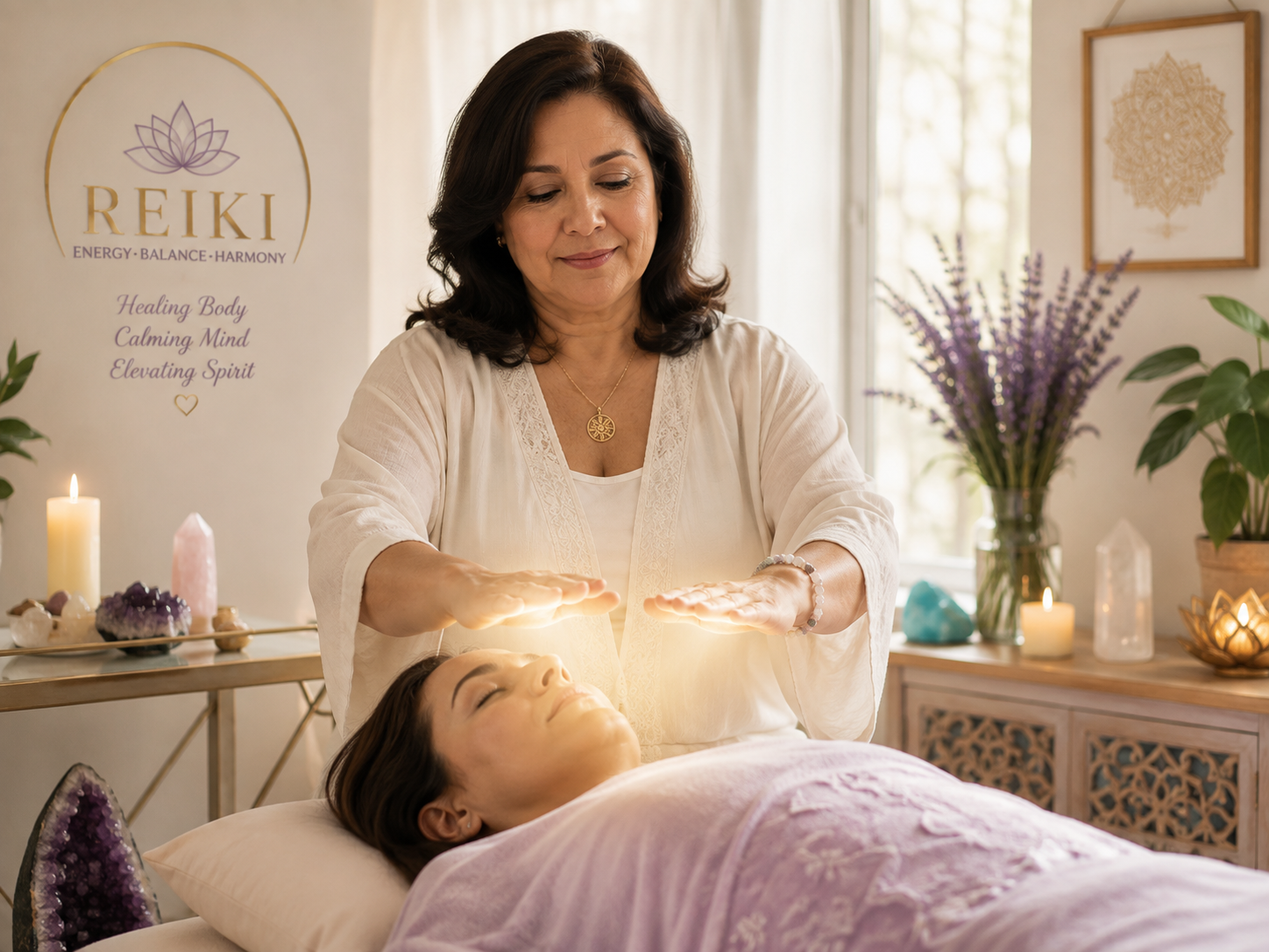 Reiki Energy Healing Session at Malena Energetics El Cajon