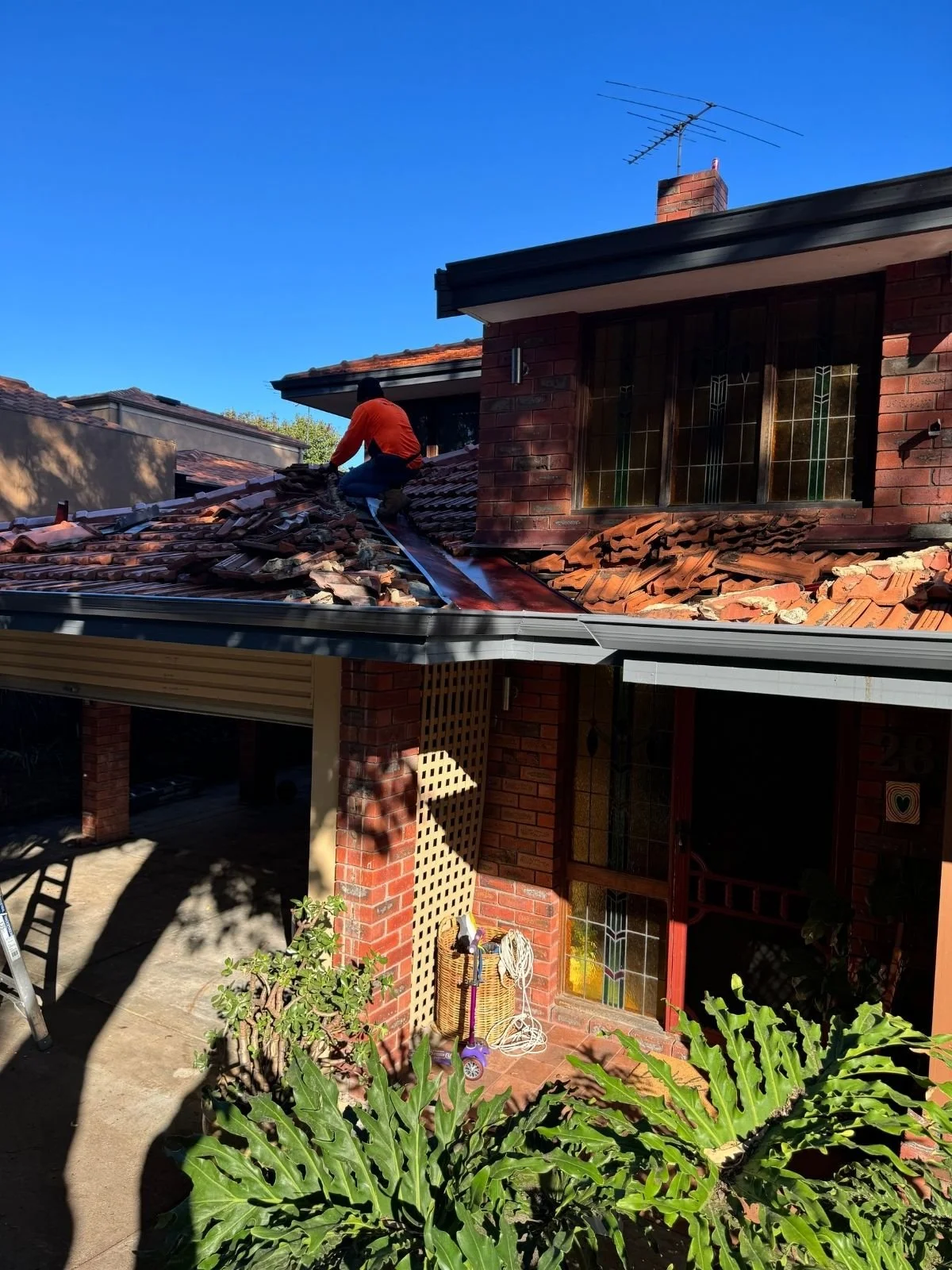 TRSWA Roofing specialists undertaking maintenance