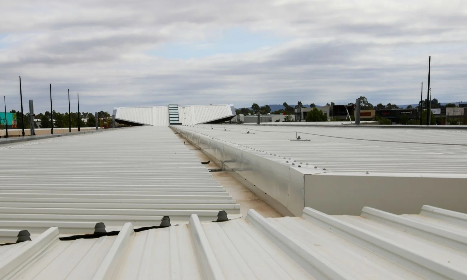 Commercial government roofing project by TRSWA