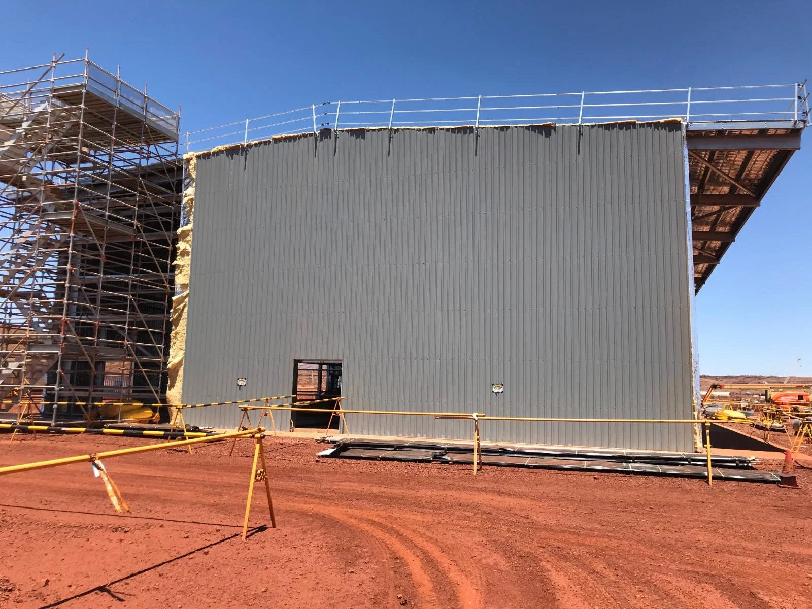 Commercial mining roofing project by TRSWA