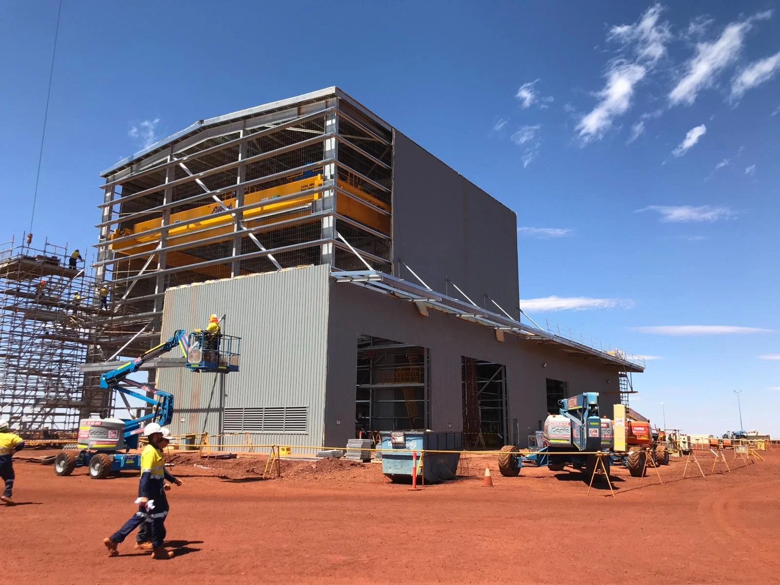 Commercial mining roofing project by TRSWA