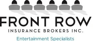 Front Row Insurance Brokers Inc. logo with the slogan Entertainment Specialists