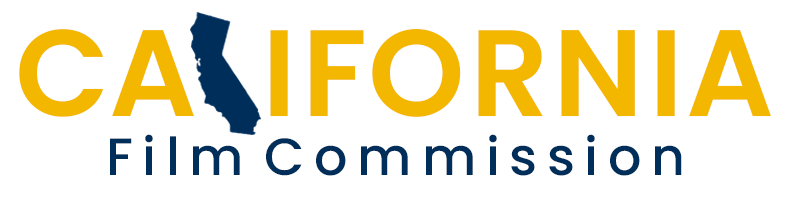 Logo of California Film Commission with the silhouette of California in the letter 'A' in California.