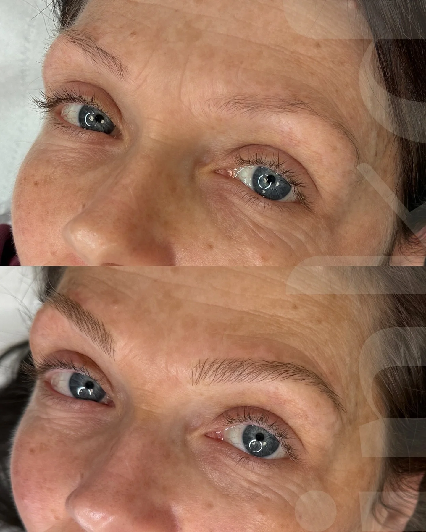 Today&rsquo;s microblading demo model for our lovely students @amylittlespmu &amp; @georgia_hbeauty ❤️

What a lovely difference 😍 

0.18 18u blade 
@brovi pigments ⚡️

#microblading #liverpoolmicroblading #microbladingliverpool