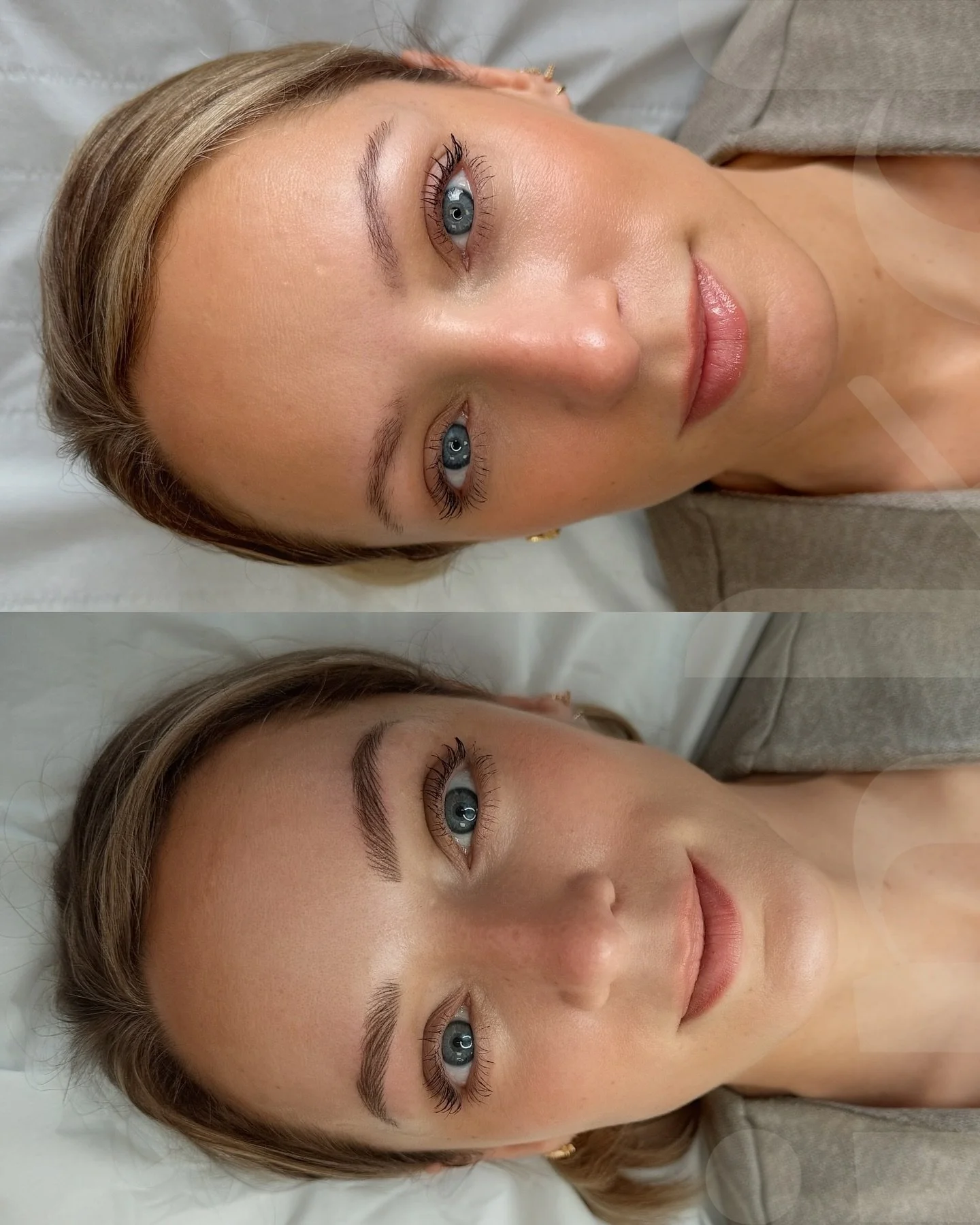 BECKY 😍

That face though 😮&zwj;💨

Realism brows, sun out on the top pic, gloomy on the bottom pic⛅️

Small cover up of old microblading using @hanafy for a bit of power 👌🏻

Next availability 30th June then 14th July 🫶🏻

Dm for booking info! 
