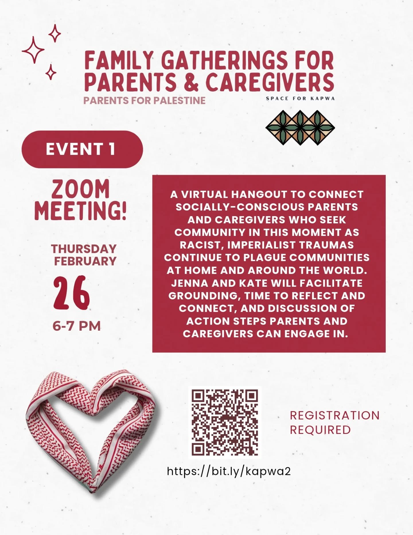 Have you heard we're hosting virtual and in-person meetups for parents and caregivers grounded in social justice and liberation? Because we deserve to find each other! Together, we're unstoppable 💪🏽

Join us virtually this Thursday, or in person in