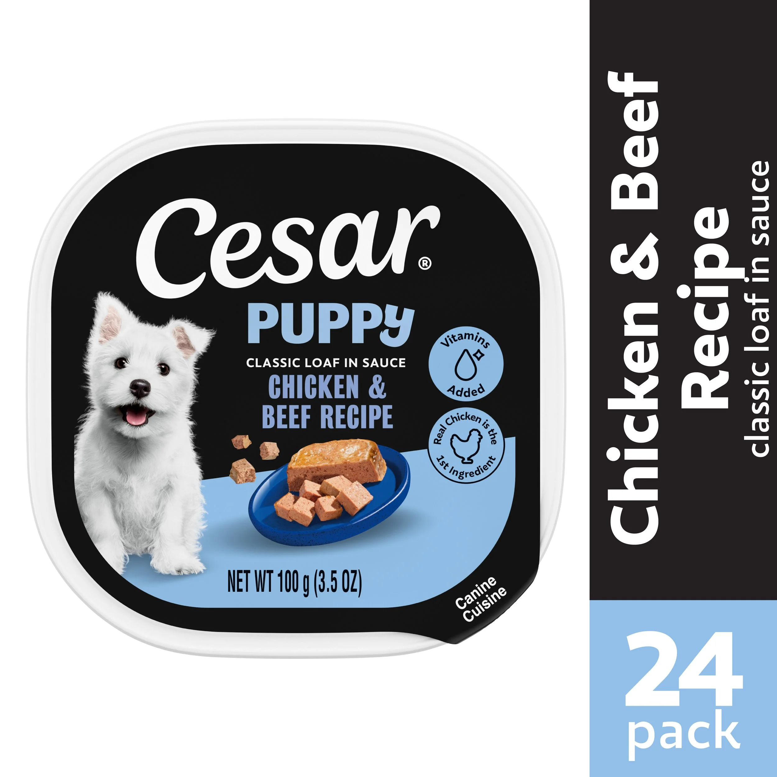 10184476_Cesar_Puppy_ClassicLoaf_ChickenBeef_24ct_mobilehero.jpg
