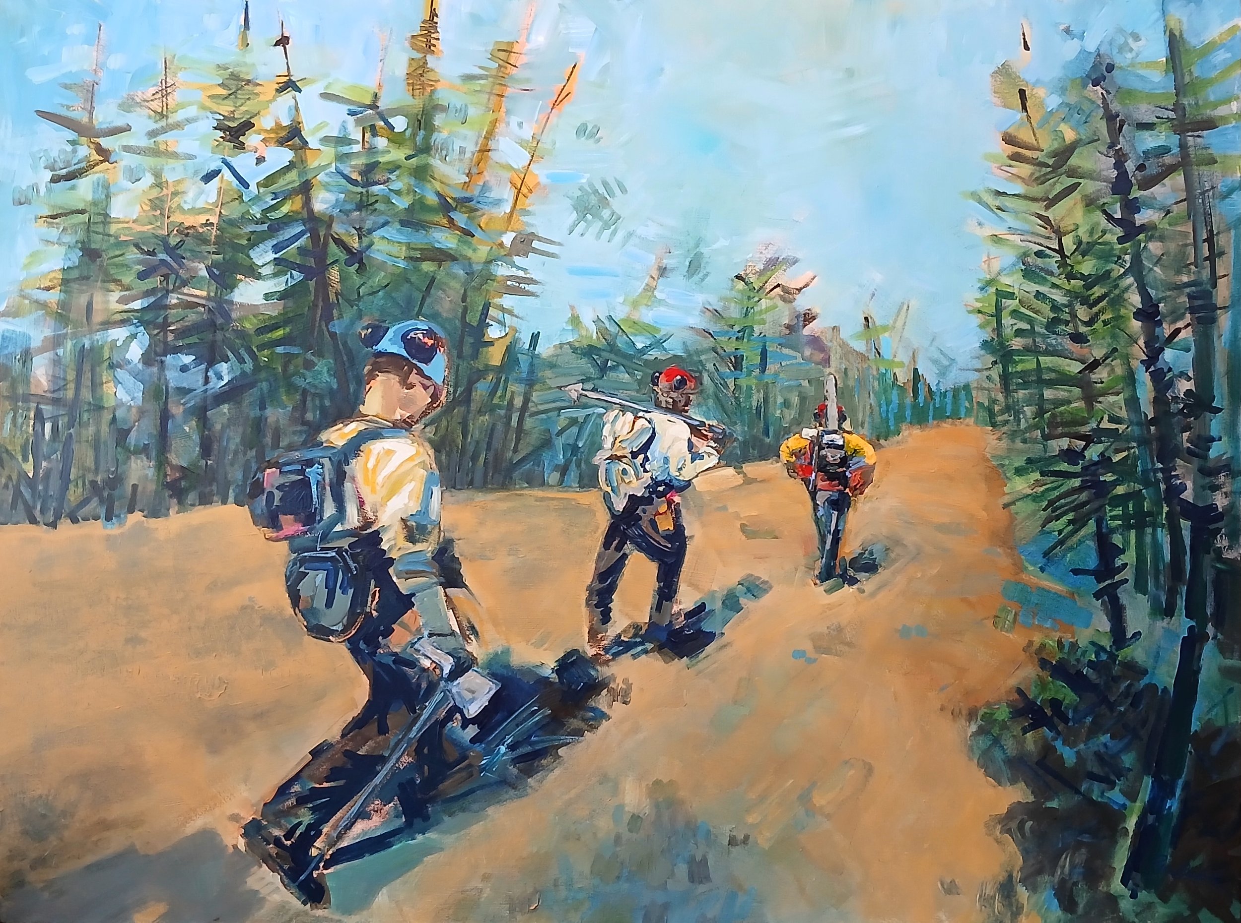 On the Move, 24"x36"