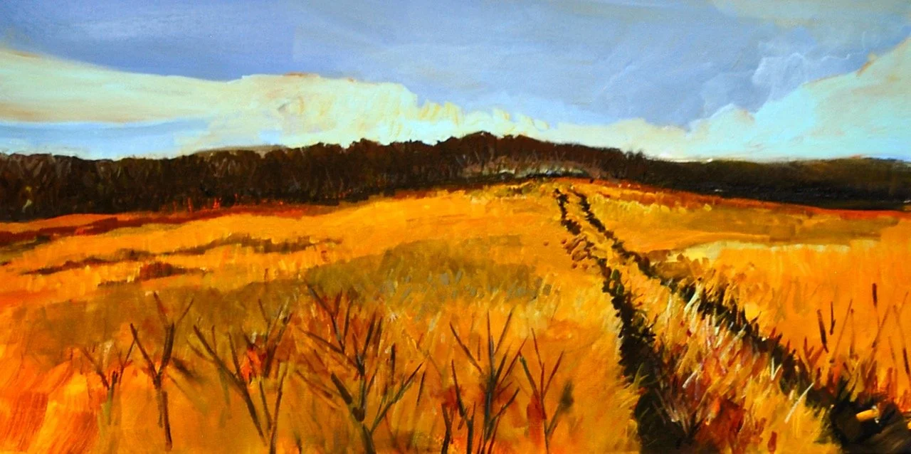 River Track, 15"x30"/SOLD