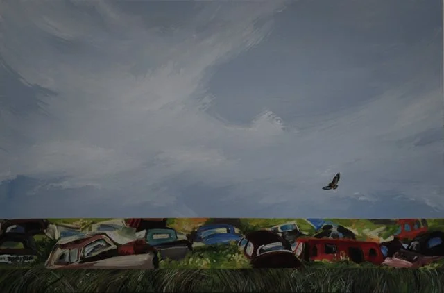 Space for Landing, 24"x36"/SOLD