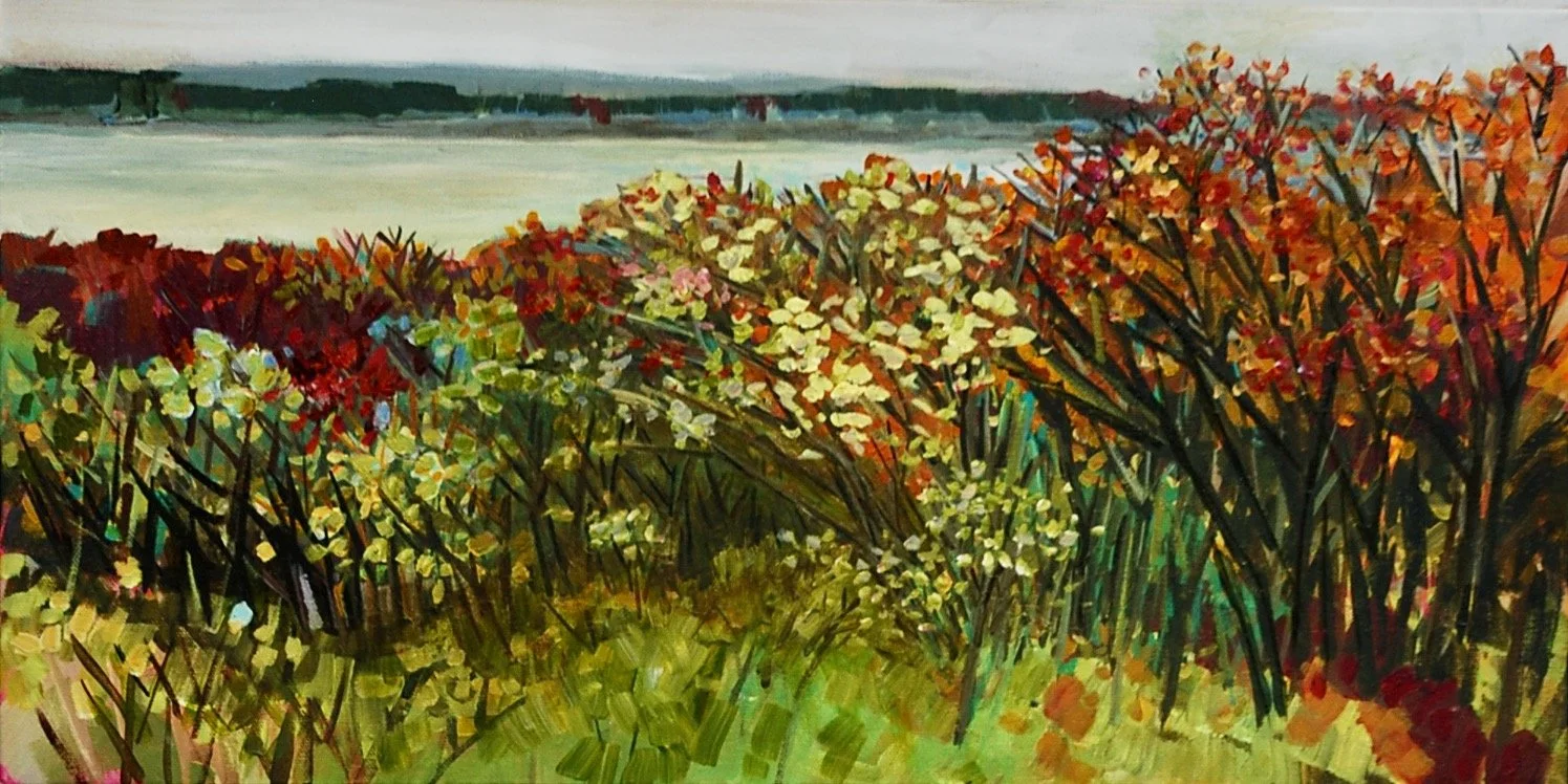 Bench View, 12"x24"